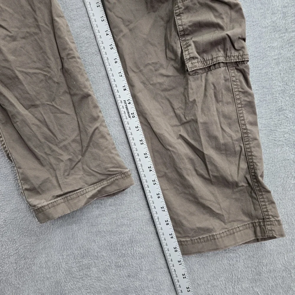 Hollister Men Pants L Brown Slim Straight Epic Flex‎ Cargo Pockets 31